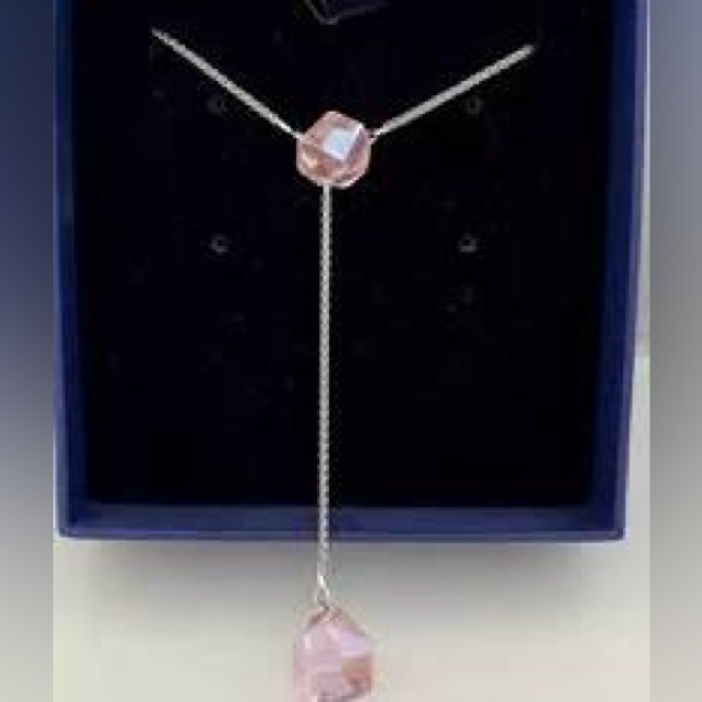 New Authentic Swarovski Meteorite Dangle Drop Necklace.